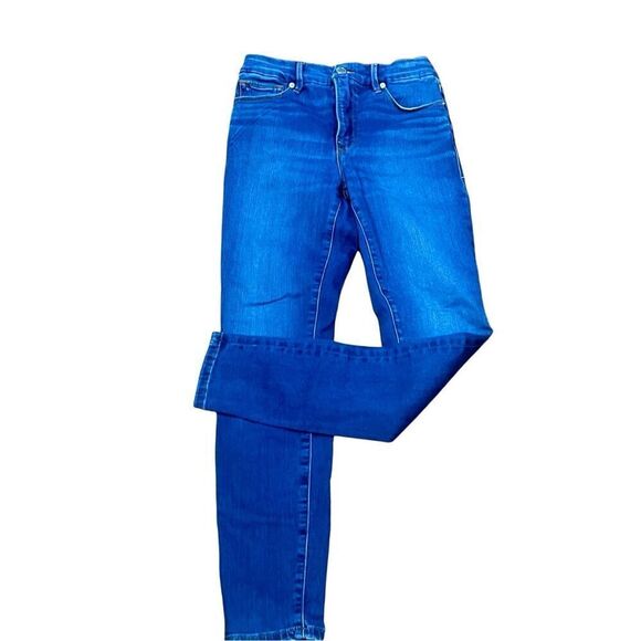 Good American Good Waist High Waist Skinny Leg Denim Jeans Size 2 - Picture 1 of 4